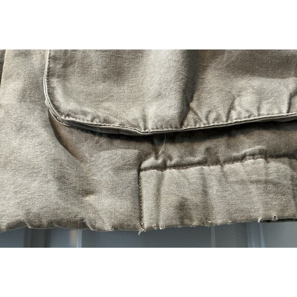 Eddie Bauer VINTAGE 80s Goose Down Vest Corduroy Collar Quilted Size Large - Picture 13 of 14
